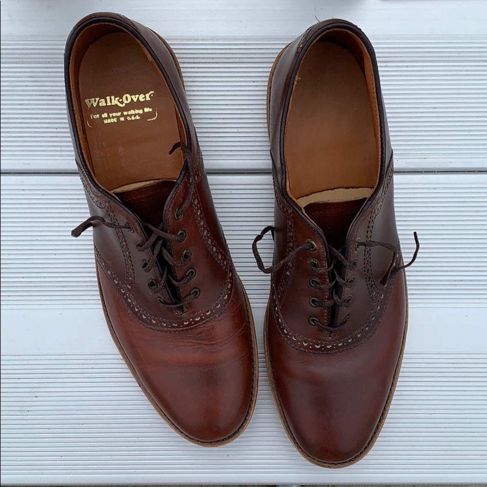 Beautiful Vintage Leather Walk-Over Shoes